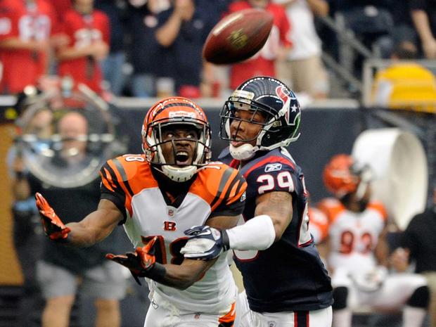 A.J. Green tries for the catch  