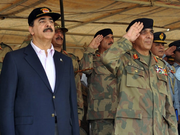 Pakistani Prime Minister Yousuf Raza Gilani and Pakistani Army Chief General Ashfaq Kayani 