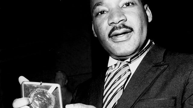 Martin Luther King Jr. accepts Nobel Prize: 1964 