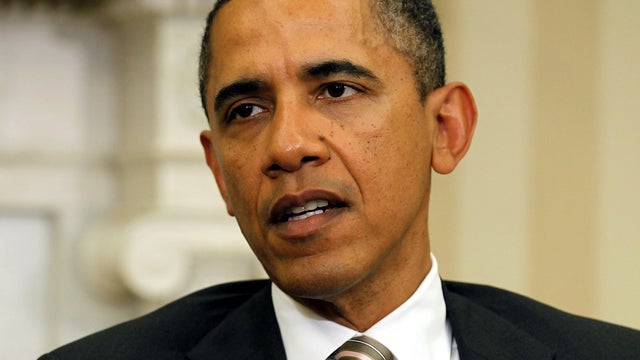 President Obama delivers remarks to the news media in the Oval Office at the White House Jan. 17, 2012, in Washington. 