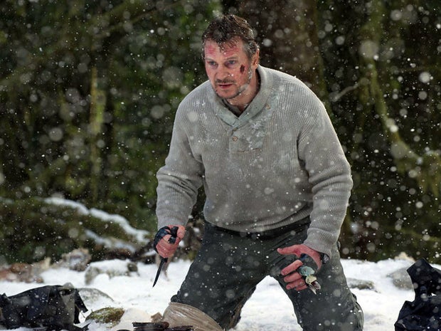 Liam Neeson on new action thriller, "Grey" 