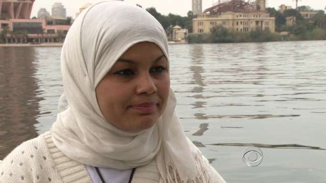 Egyptian protester Samira Ibrahim  