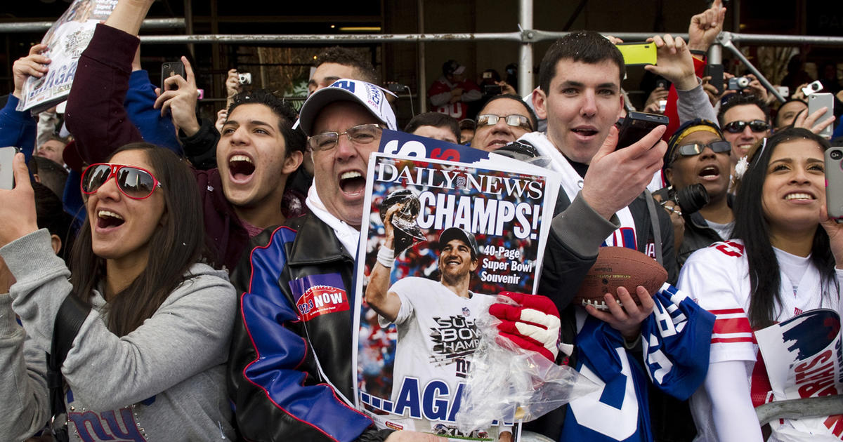 New York Giants Super Bowl XLII Champions New York on the Map