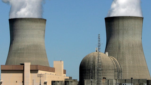 Steam rises from the cooling towers of nuclear reactors at Georgia Power's Plant Vogtle in Waynesboro, Ga., April 28, 2010. 