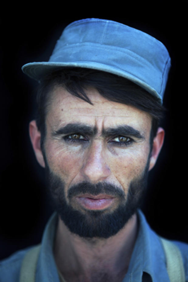recruit at a police training center, Kunduz, Afghanistan 