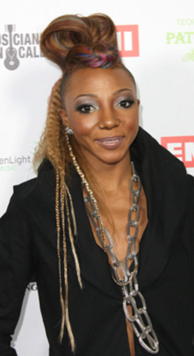 Recording artist Nire Alldai attends the EMI GRAMMY After Party at the Capital Records Building 