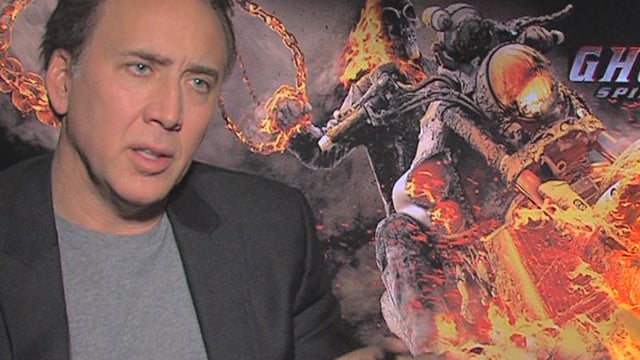 Nicolas Cage talks "Ghost Rider 2", Dracula's castle 