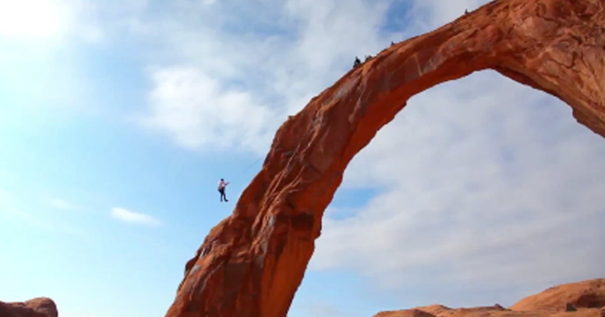 "World's Largest Rope Swing" is some highflying fun! CBS News