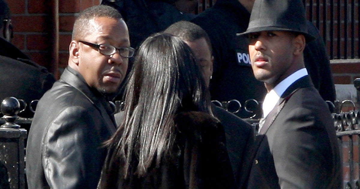 Bobby Brown at Whitney Houston funeral but does not stay CBS News