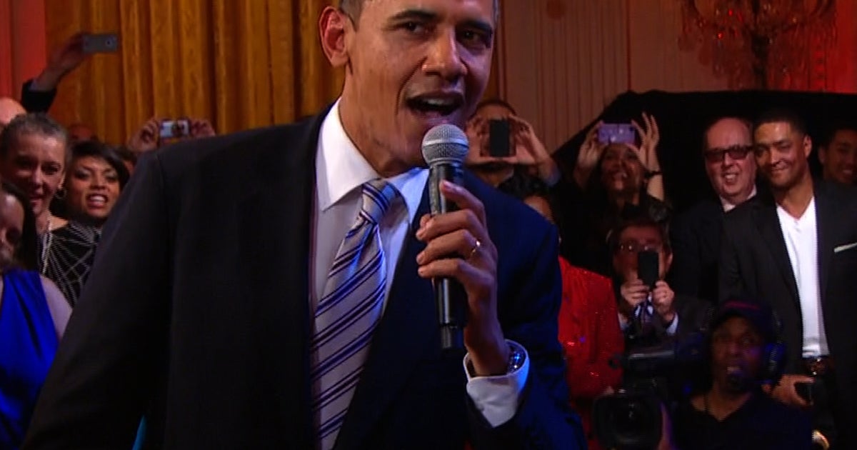 Obama sings the blues at White House concert - CBS News