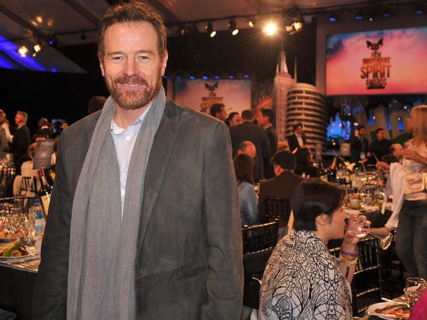 Bryan Cranston poses in the audience at the Independent Spirit Awards 