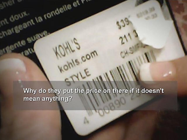 Kohl's Customer Finds 'Clearance' Sticker Under Listed Price