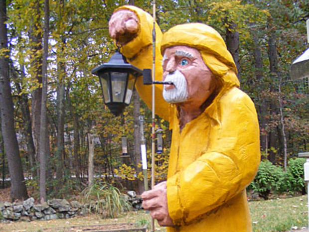 Salty the Fisherman Statue 