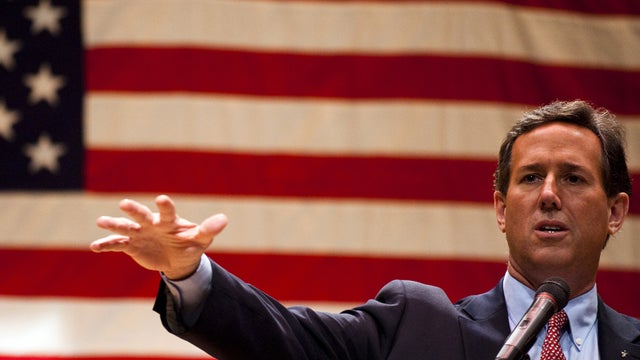 Santorum focuses on economy in Ohio 