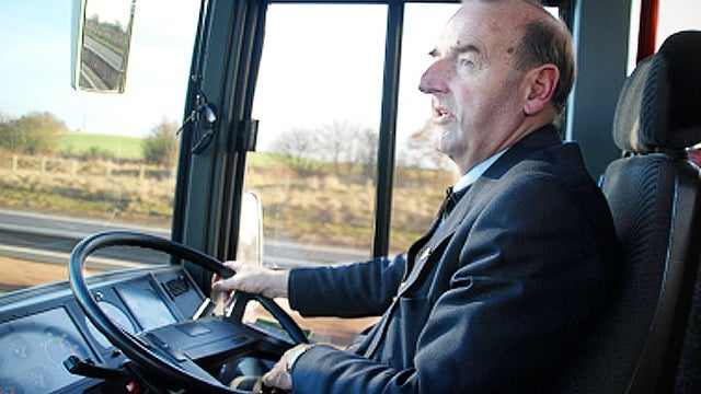 bus driver, 4x3, stock 