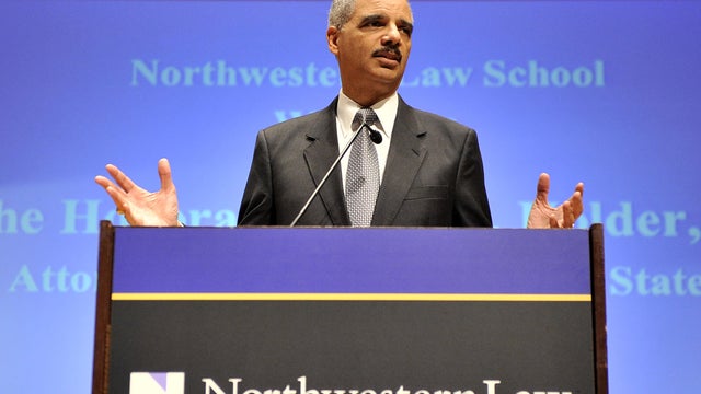 Attorney General Eric Holder testifies on Capitol Hill in Washington Feb. 2, 2012. 