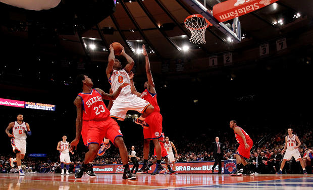 Sixers 106, Knicks 94 - March 11, 2012 