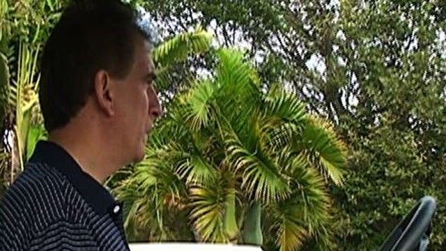 Jim Renacci, of Ohio, golfing during joint fundraiser for a dozen freshmen GOP congress members at which they were joined by big campaign donors, lobbyists and others at the Ocean Reef Club in Key Largo, Fla., in 2012. He was recorded by CBS News hidden c 
