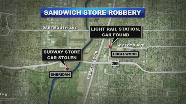 Subway Robbery Map 