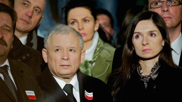 Jaroslaw Kaczynski, Lech Kaczynski, Marta Kaczynska, Poland 