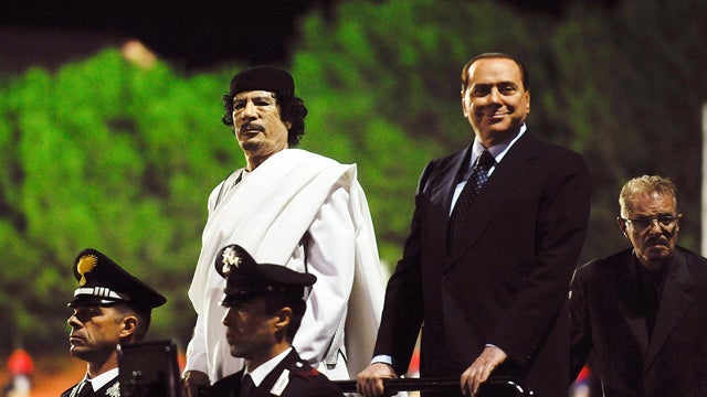 Muammar Qaddafi, Silvio Berlusconi 
