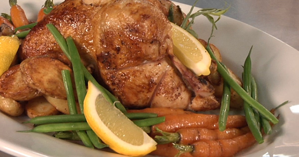 Want to make greatlooking roast chicken? Use string! CBS News