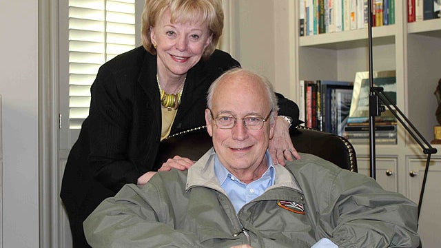 Former Vice President Dick Cheney, seen at home with his wife Lynne, was released from Inova Fairfax Hospital Heart and Vascular Institute 10 days after receiving a new heart from an unknown donor, April 3, 2012. 