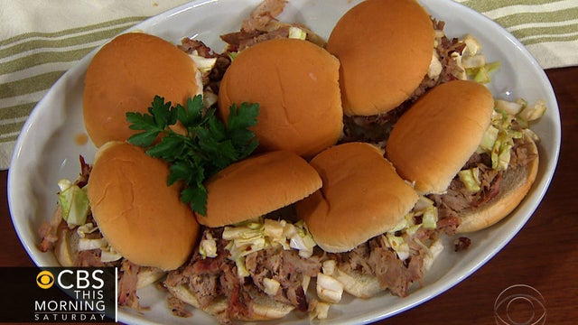 Elizabeth Karmel's pulled pork sandwiches  
