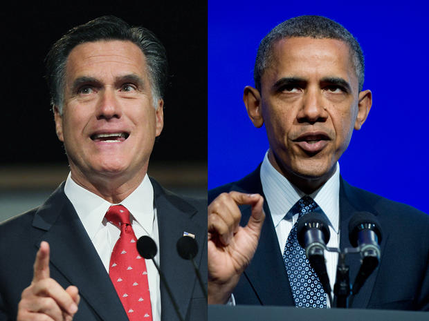 Mitt Romney, President Obama 