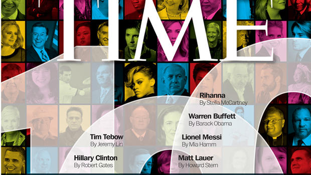 Stars  on 2012's Time 100 list 