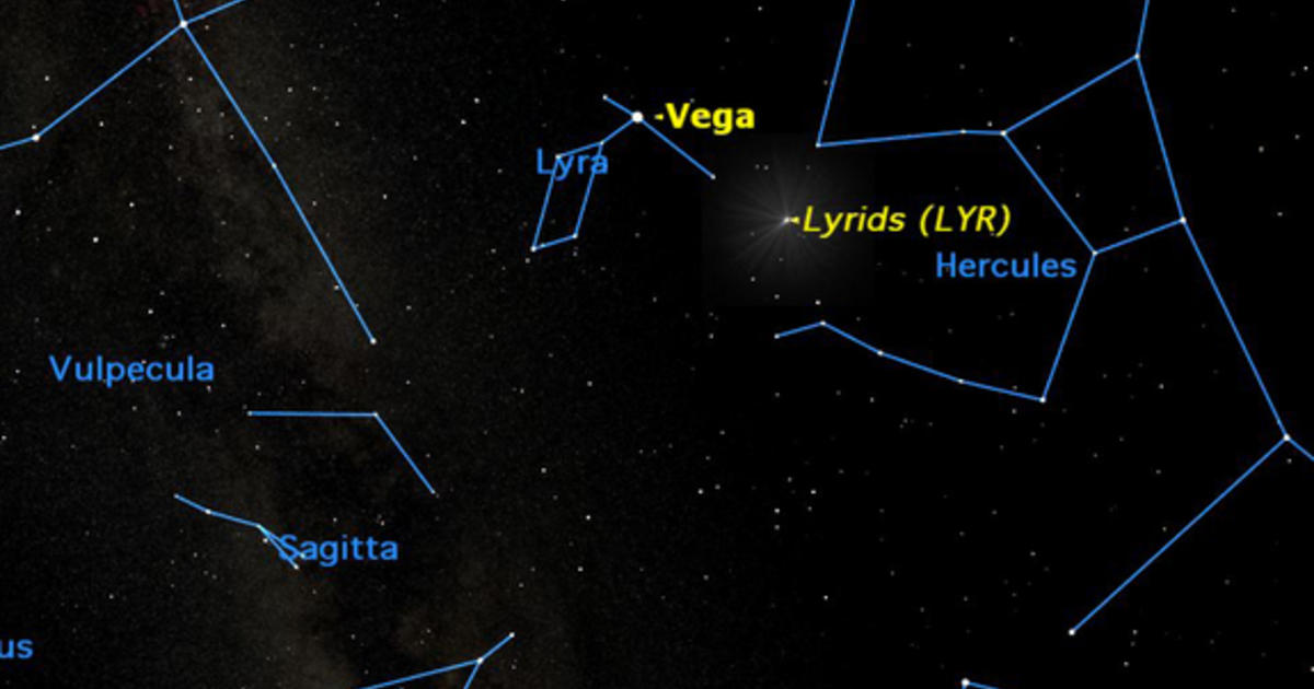 Lyrid Meteor Shower Tips to see April's 'shooting stars' CBS News