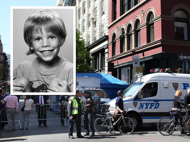 investigators searched for evidence of a six year-old boy who has been missing for 33 years April 19, 2012 in New York City 