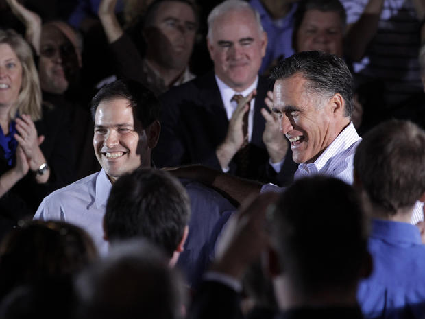 Mitt Romney, Marco Rubio 