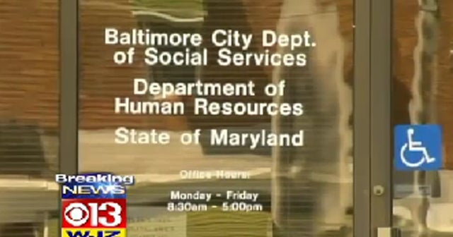Security questions after infant's stabbing at Baltimore Social Services building CBS News