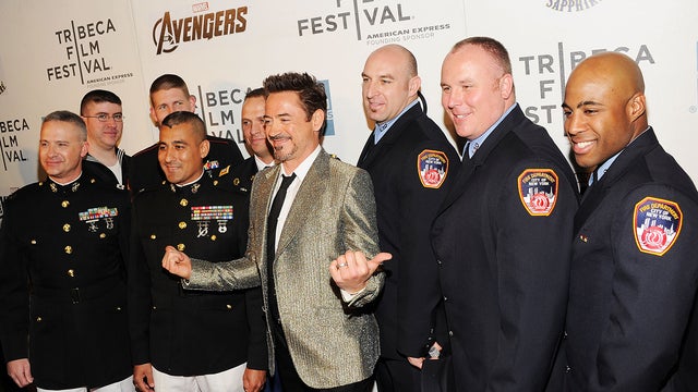 "The Avengers" plays for real heroes at Tribeca Film Festival 