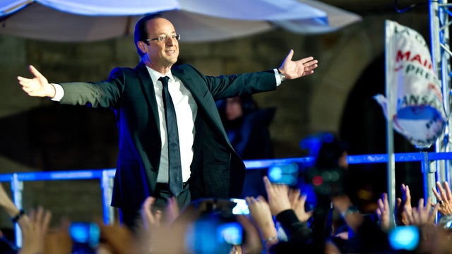 France elects new leader amid economic crisis 
