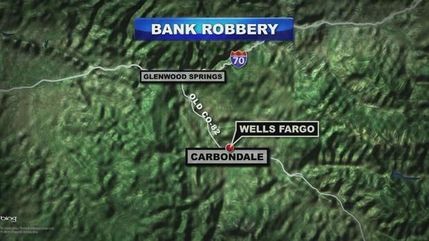 CARBONDALE BANK ROBBERY MAP 