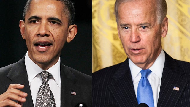 U.S. President Barack Obama and U.S. Vice President Joe Biden  