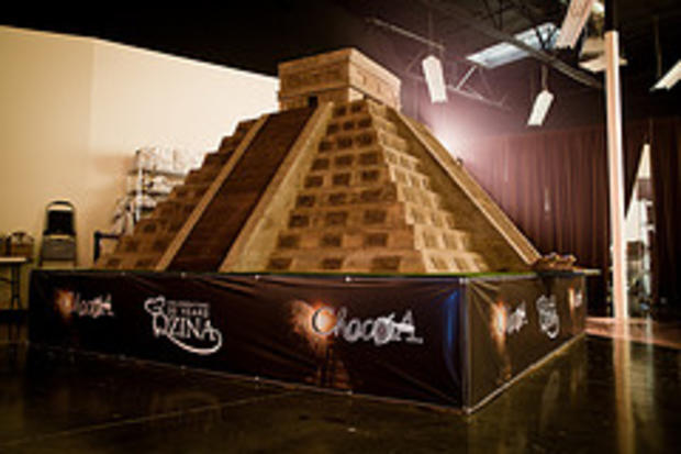Qzina Specialty Foods Chocolate Mayan Pyramid 