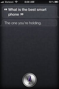 Siri is now touting the iPhone as the best smartphone, much to Nokia's chagrin. 
