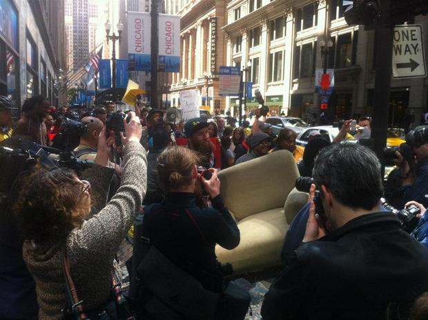 Bank Protest Couch 