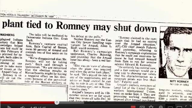 Bain Capital, Romney 