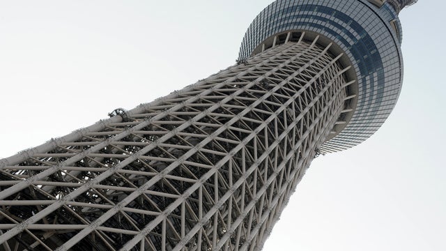 The Tokyo Skytree, the world's tallest tower and Japan's biggest new landmark, is seen in Tokyo April 17, 2012. 