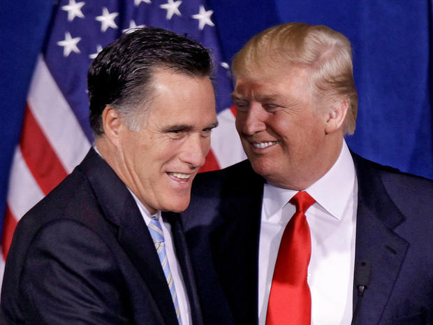 Romney clinches nomination and raises big money with Trump 
