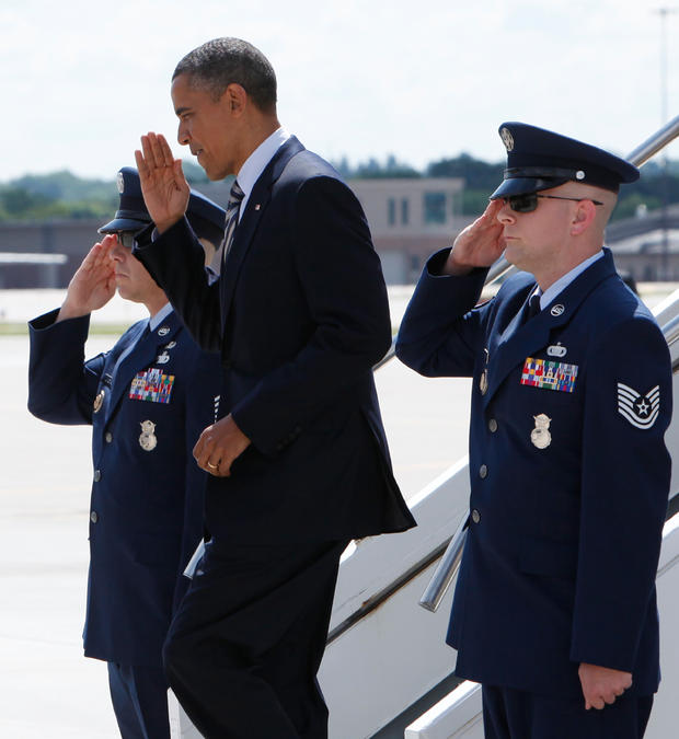 President Barack Obama Arrives In Minnesota 