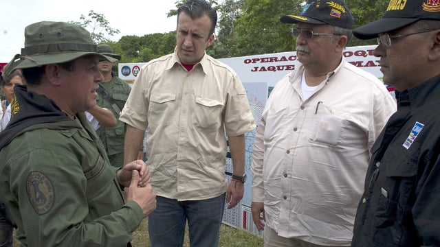 Venezuela, Army General Celso Canelone, Ramon Carrisales, Tarek El Aissami, Ernesto Reverol 