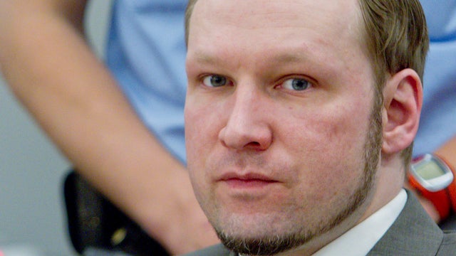 Anders Behring Breivik in court in June 