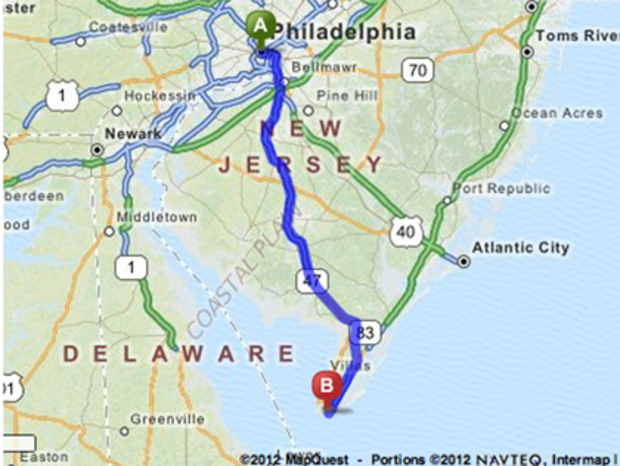Philly to Cape May 