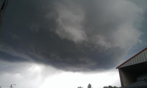 June 14 Severe Weather Clouds Over Nerstrand, Minn.  
