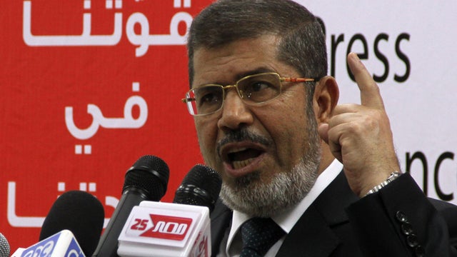 Muslim Brotherhood presidential candidate Mohammed Morsi 